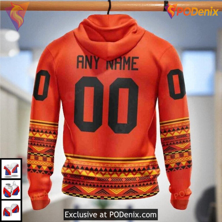 Custom Truth And Reconciliation Day NHL Minnesota Wild Hoodie 3D - 1
