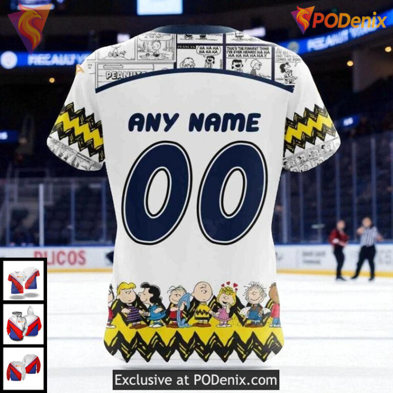 Custom Vancouver Canucks Hoodie Peanuts Snoopy Design NHL 3D All Over Print - 3