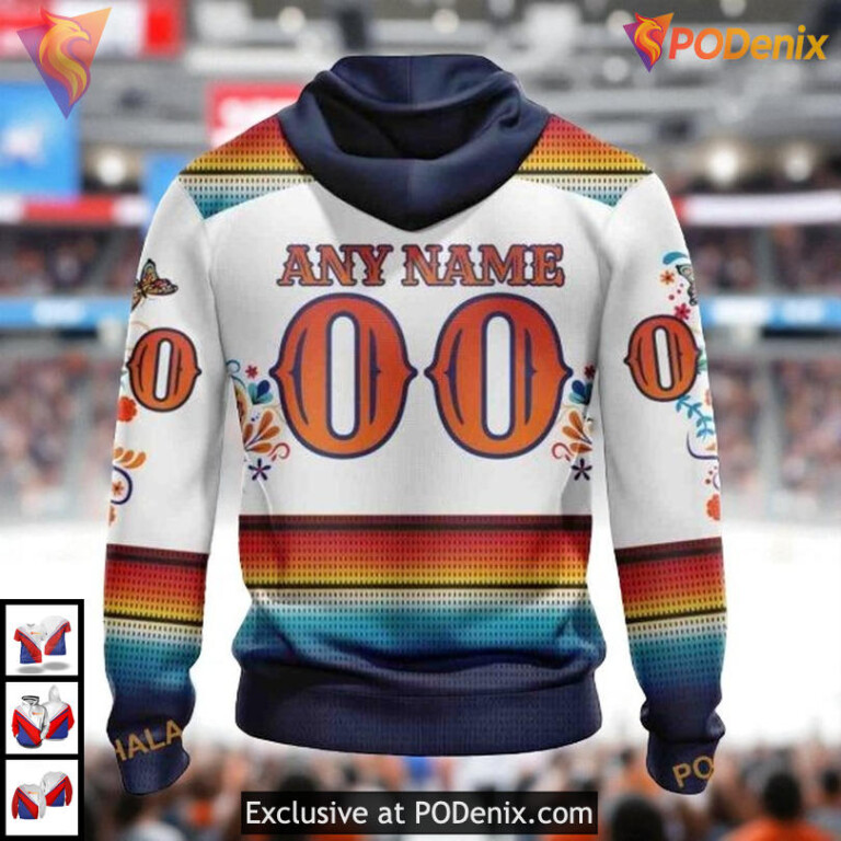 Dia De Los Muertos Tribute NHL Minnesota Wild Personalized 3D Hoodie - 1