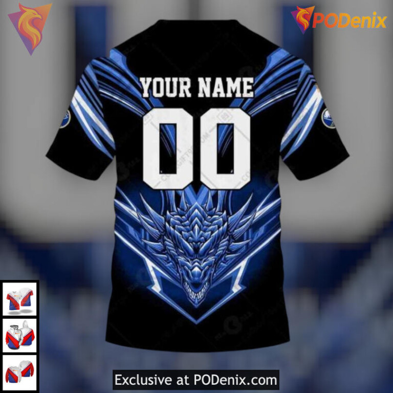 Dragon Artwork Graphic Edition NHL Buffalo Sabres Hoodie 3D Unique Design - 3