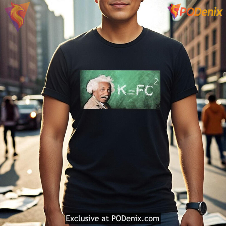 Einstein K Fc2 T-Shirt, Creative Meme Style Graphic Top With Quote - 3