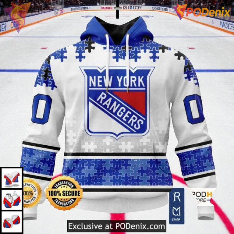Fans Of NHL Team Pride Custom New York Rangers Youth Hoodie 3D