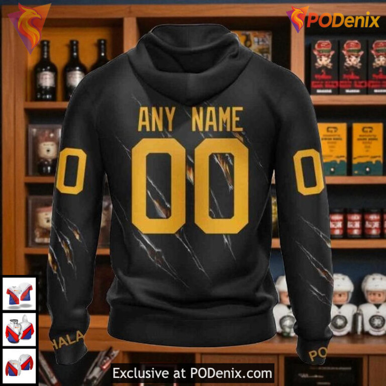 Fear The Bear NHL Custom Boston Bruins Hoodie 3D Bold Fan Inspired Style - 1