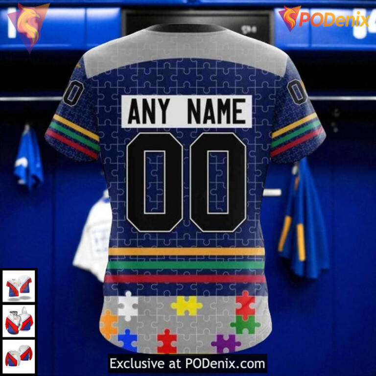 Fearless Against Autism Concept Toronto Maple Leafs Hoodie Custom 3D Style - 3