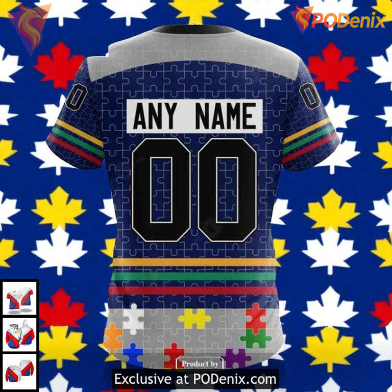 Fearless Against Autism Custom NHL Toronto Maple Leafs Pullover Hoodie, 3D Apparel - 3