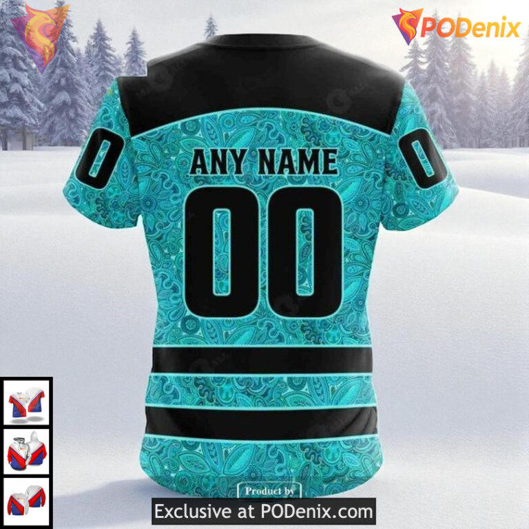 Fight Ovarian Cancer Awareness Custom Vintage Los Angeles Kings Hoodie NHL 3D - 3