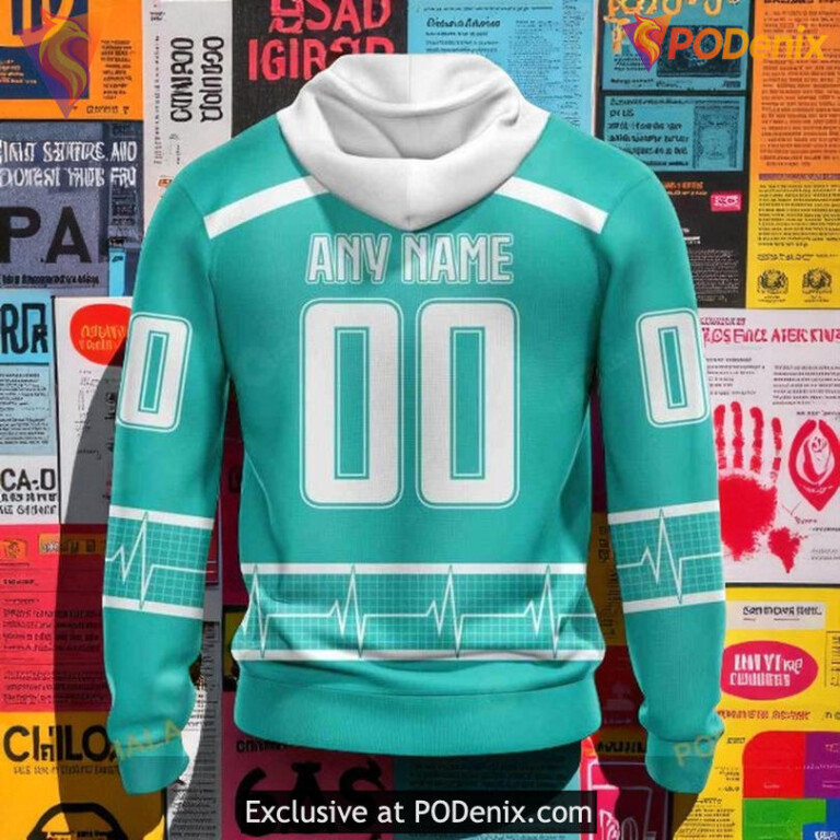 Flyers Full Print Hoodie 3D, Healthcare Heroes NHL Honoring Edition - 1