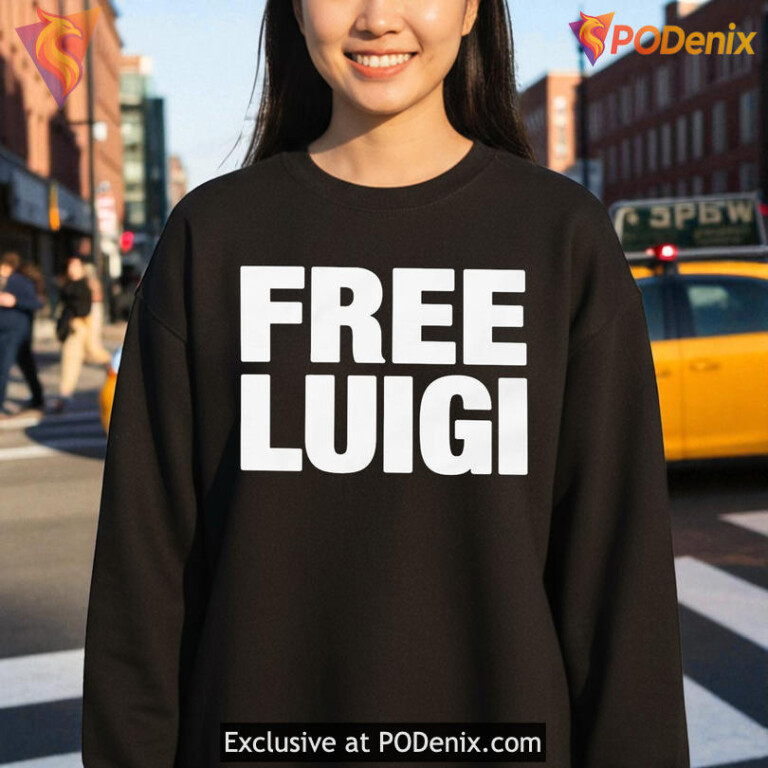 Free Luigi Shirt bold graphic design for fans of retro gaming culture - 2