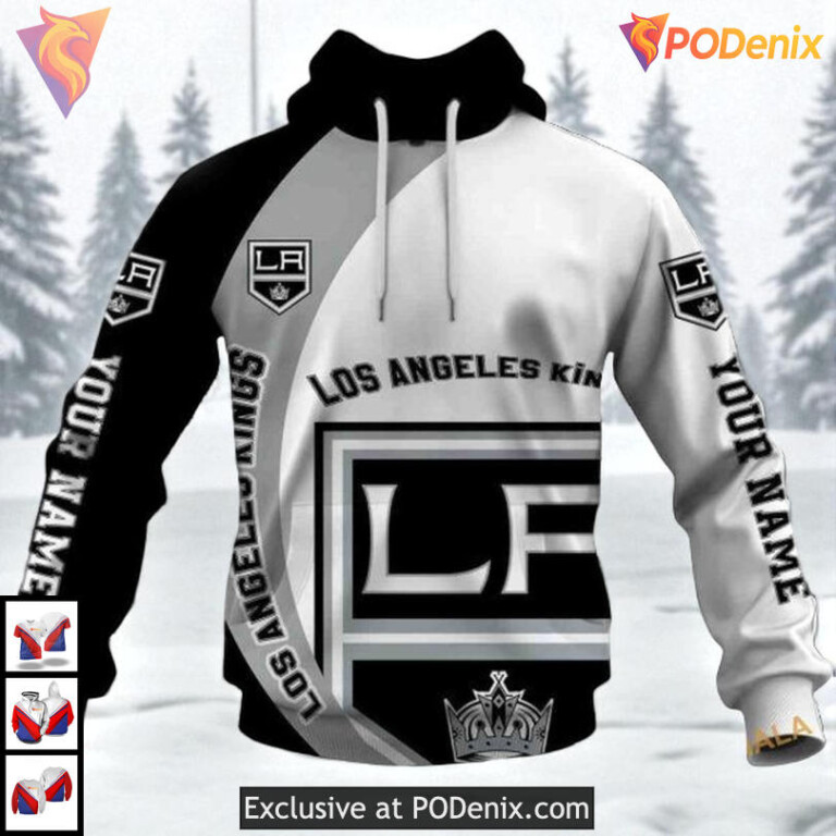 Funny Quote You Laugh I Cry Custom Los Angeles Kings Full Print Hoodie NHL 3D - 1