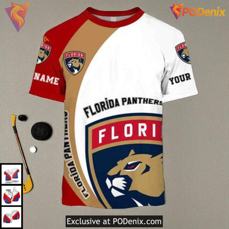 Funny Quote You Laugh I Cry Design Custom Florida Panthers Hoodie NHL 3D - 1