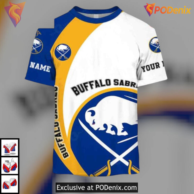 Funny Quote You Laugh I Cry NHL Buffalo Sabres Winter Hoodie 3D - 1