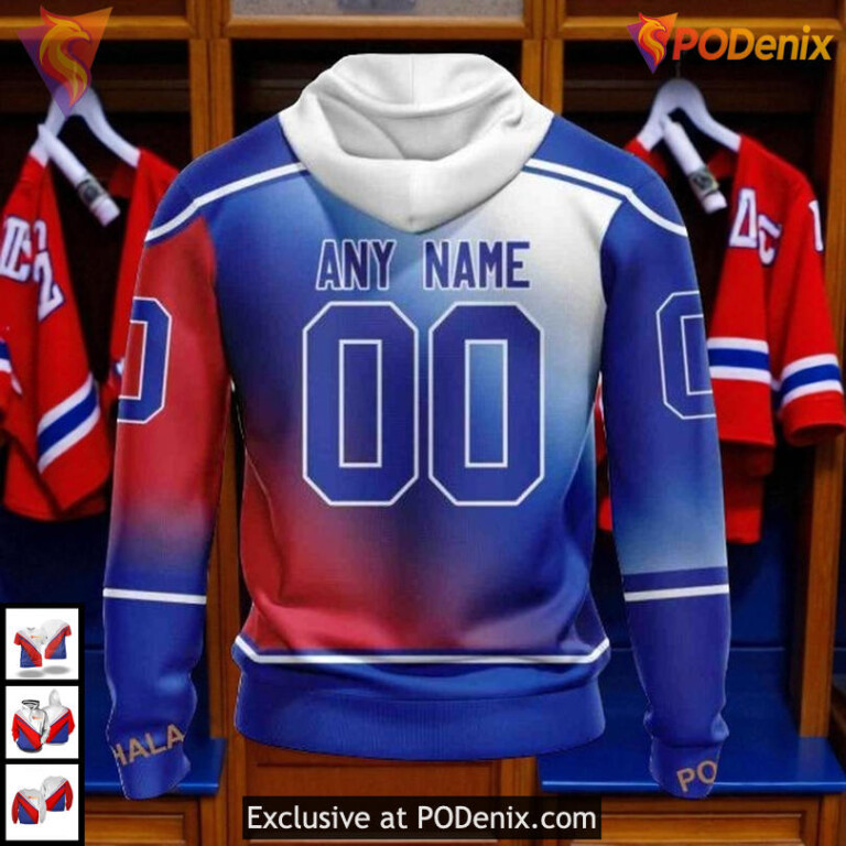 Gradient Series Concept NHL New York Rangers Hoodie 3D Personalized Edition - 1