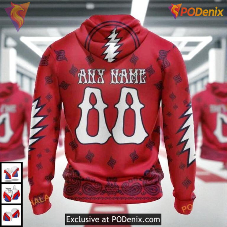Grateful Dead Tribute Graphic Custom Florida Panthers 3D Hoodie Sweatshirt - 1