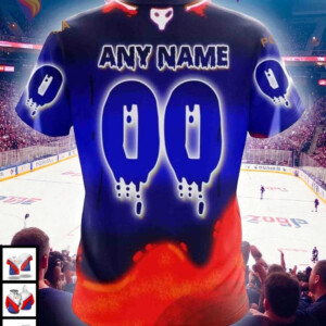 Halloween Night Custom Jersey New York Rangers Winter Hoodie 3D Apparel - 3