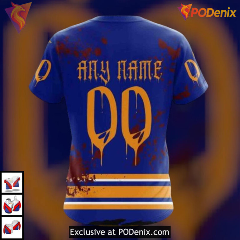 Halloween Ribs Costume Jersey NHL Buffalo Sabres 3D Hoodie Special Design - 3