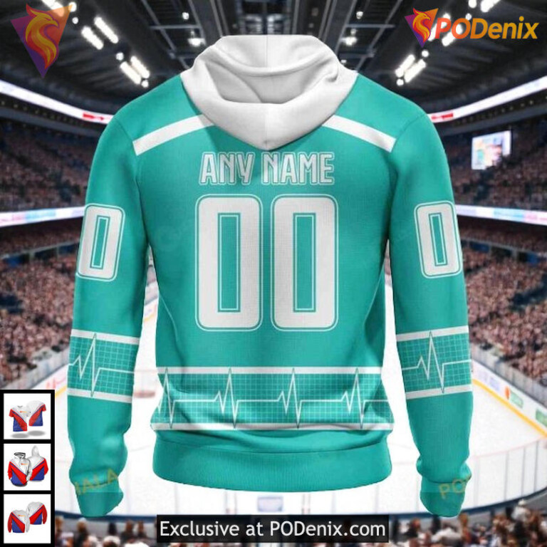 Healthcare Heroes Appreciation Edition NHL Vintage Edmonton Oilers Hoodie 3D - 1