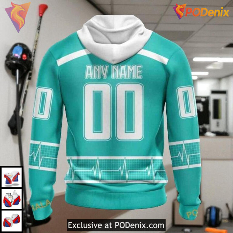 Healthcare Heroes Edition NHL Vintage Minnesota Wild Hoodie 3D - 1