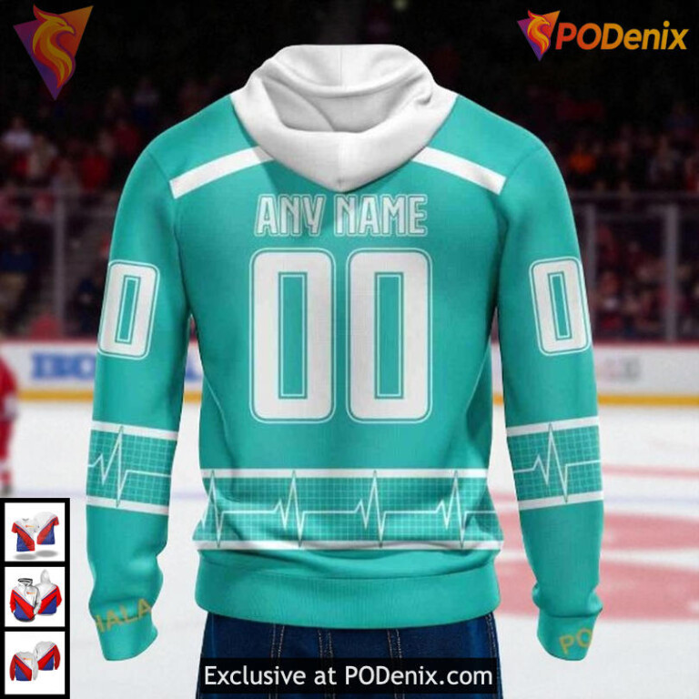 Healthcare Heroes Full Print New York Rangers Hoodie, Custom NHL 3D Gear - 1