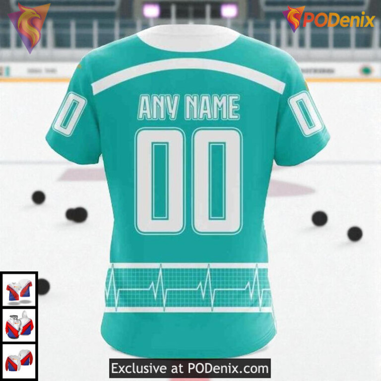 Healthcare Heroes Tribute Custom Vintage Florida Panthers Hoodie NHL 3D - 3