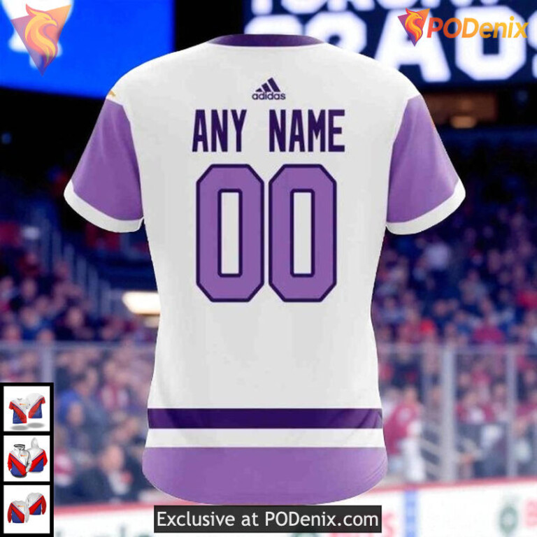 Hockey Fight Cancer 2025 Toronto Maple Leafs Hoodie Custom NHL 3D Style - 3