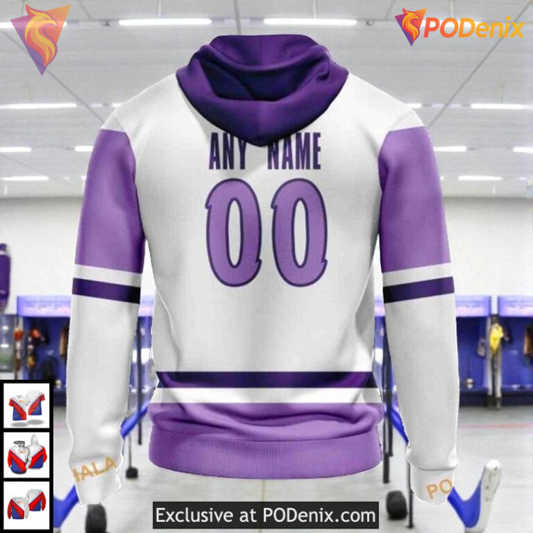 Hockey Fights Cancer 2025 NHL Minnesota Wild 3D Hoodie - 1