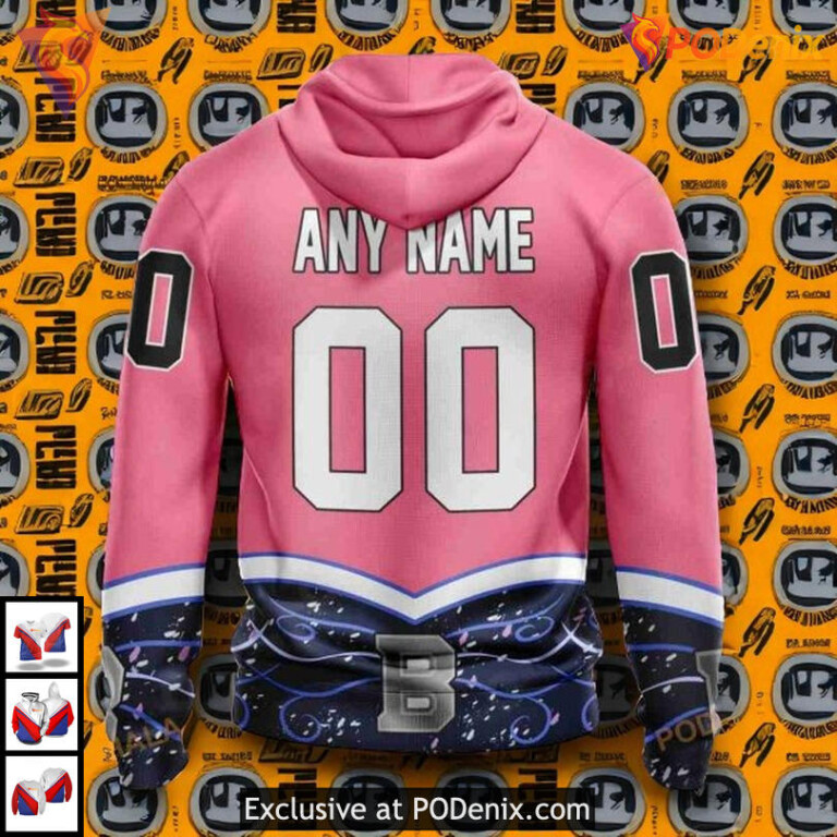 Hockey Fights Cancer Custom NHL Boston Bruins Hoodie Limited Edition - 2
