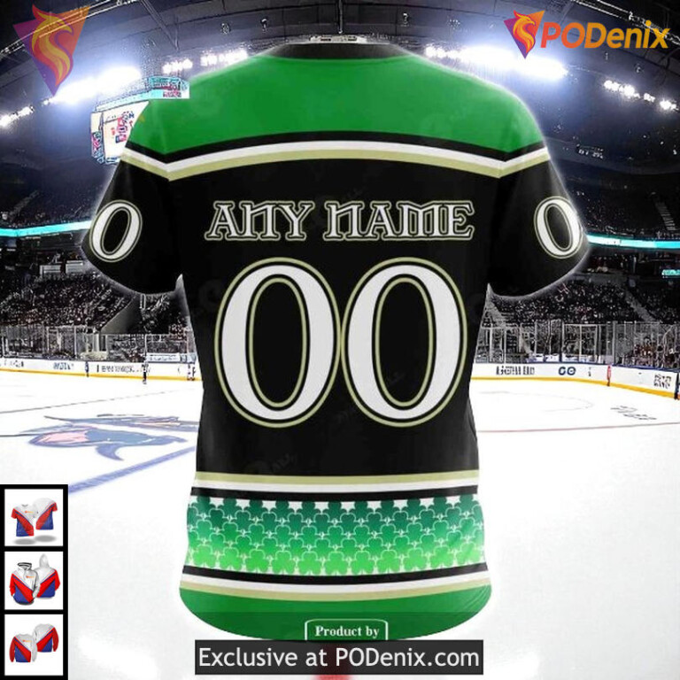 Hockey Patricks Day Celebration Custom NHL San Jose Sharks Kids Hoodie 3D - 3