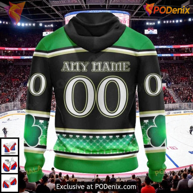 Hockey Patricks Day Celebration In A Custom New York Rangers Holiday Hoodie 3D - 1