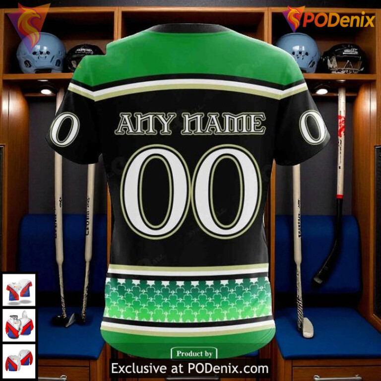 Hockey Patricks Day Celebration In A Custom New York Rangers Holiday Hoodie 3D - 3