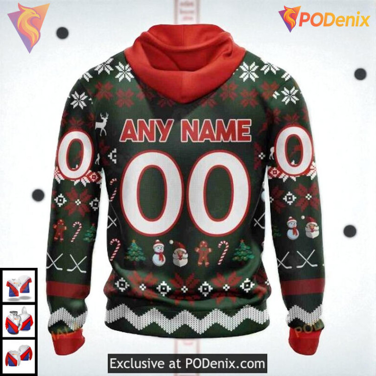 Holiday Season NHL Merch Custom Florida Panthers Graphic Hoodie Unisex 3D - 2