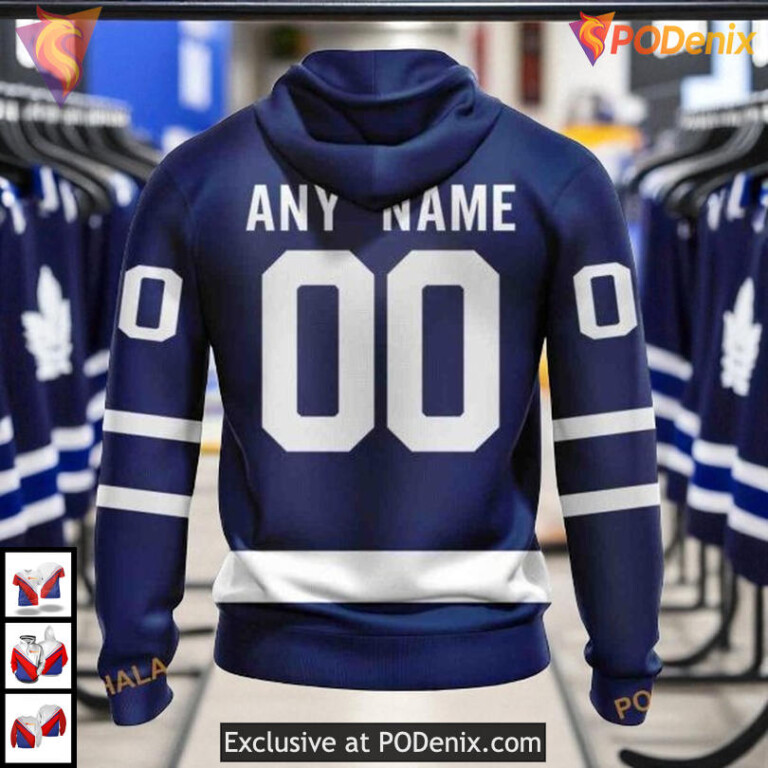 Home Kits Custom 2025 Toronto Maple Leafs Hoodie 3D Hockey Fan Edition - 1