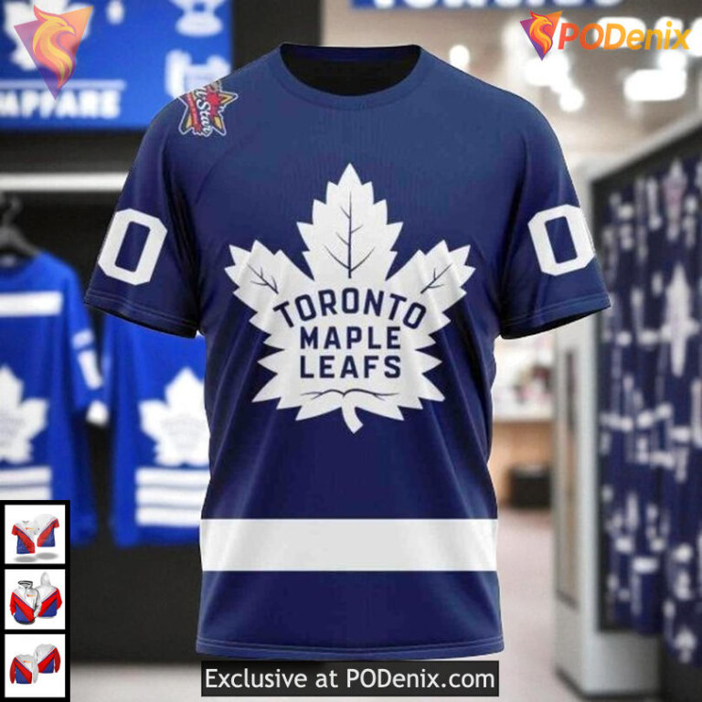 Home Kits Custom 2025 Toronto Maple Leafs Hoodie 3D Hockey Fan Edition - 2