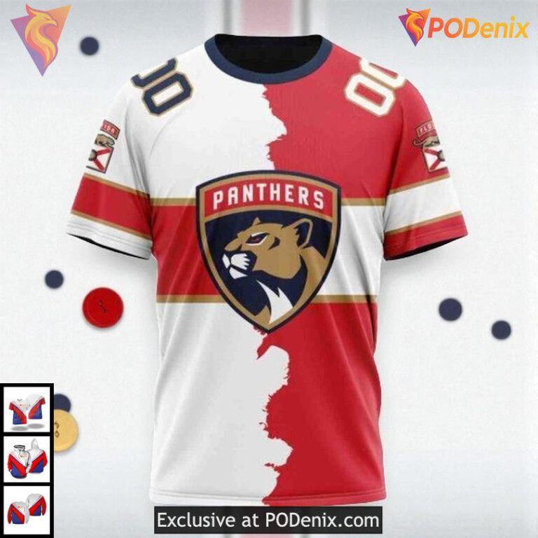 Home Mix Away 2025 Edition Custom Florida Panthers Sweatshirt Hoodie 3D - 2