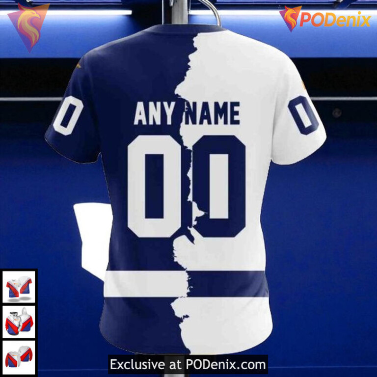 Home Mix Away 2025 NHL Toronto Maple Leafs Hoodie Custom 3D Fan Design - 3