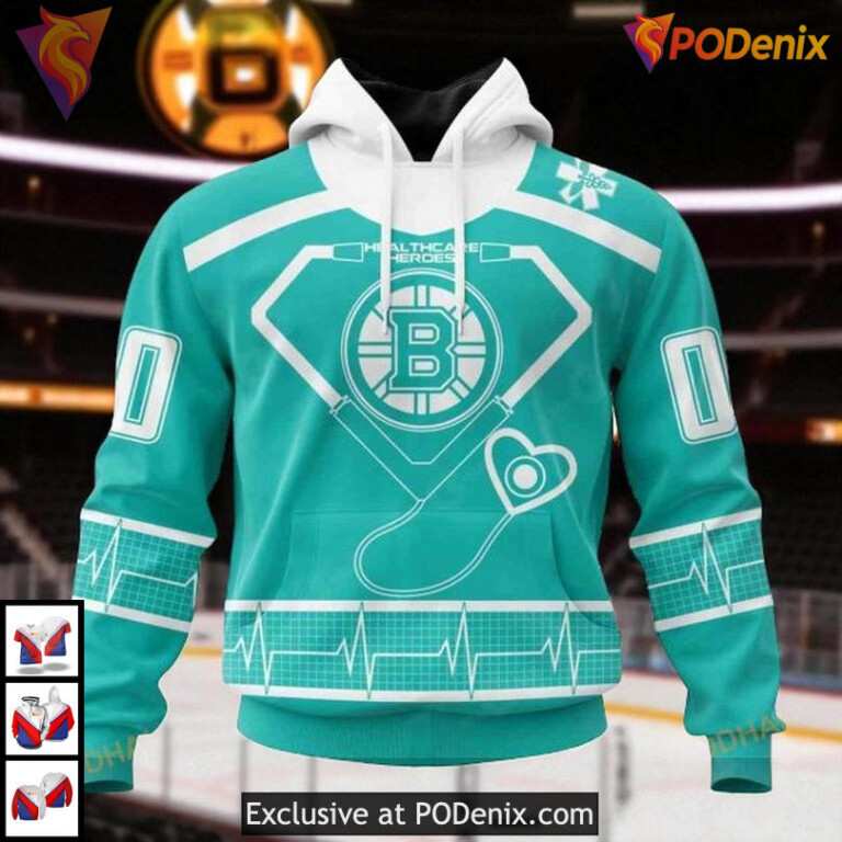 Honoring Healthcare Heroes Boston Bruins Hoodie 3D Custom NHL Special Shirt