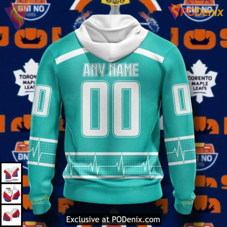Honoring Healthcare Heroes Vintage Toronto Maple Leafs Hoodie, Custom 3D Tribute - 1
