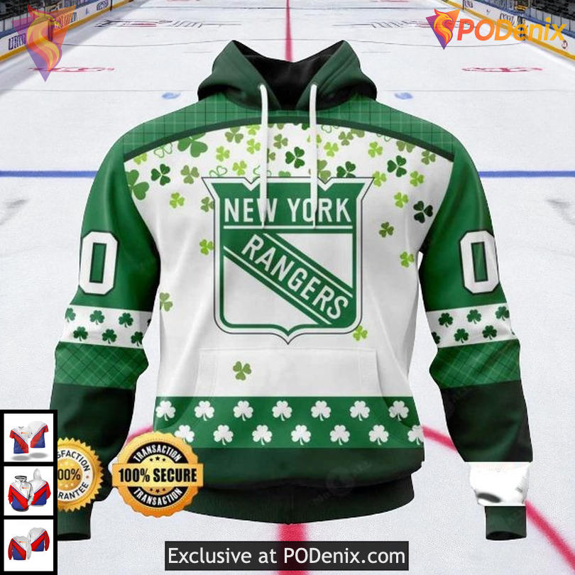 Irish Celebration Style Custom New York Rangers Unisex Hoodie 3D