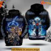 Iron Maiden 3D Hoodie Rock Band Merch, Heavy Metal Fan Gift Exclusive