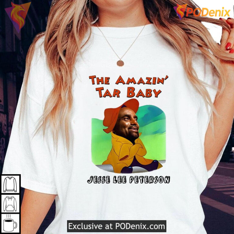 Jesse Lee Peterson Merchandise The Amazin Tar Baby Graphic Design Shirt - 2