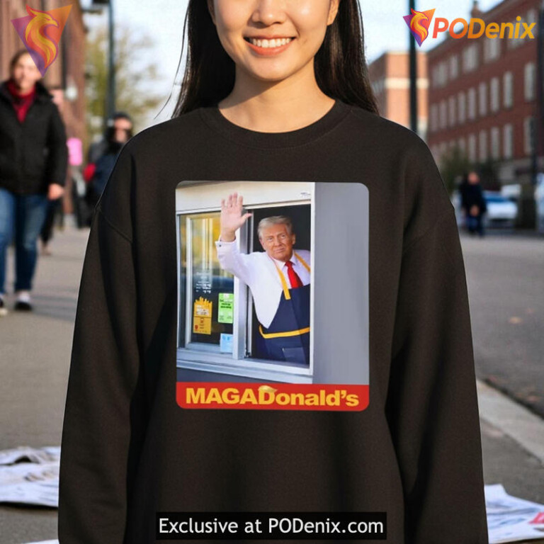 Magadonalds Parody Meme Shirt Funny Drive Thru Graphic Quote Political Humor