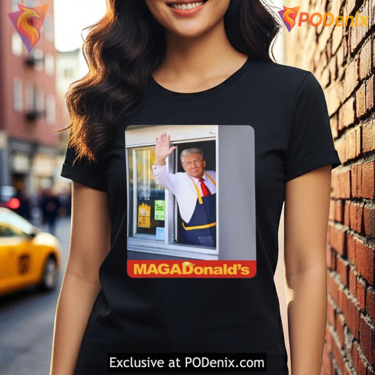 Magadonalds Parody Meme Shirt Funny Drive Thru Graphic Quote Political Humor - 2