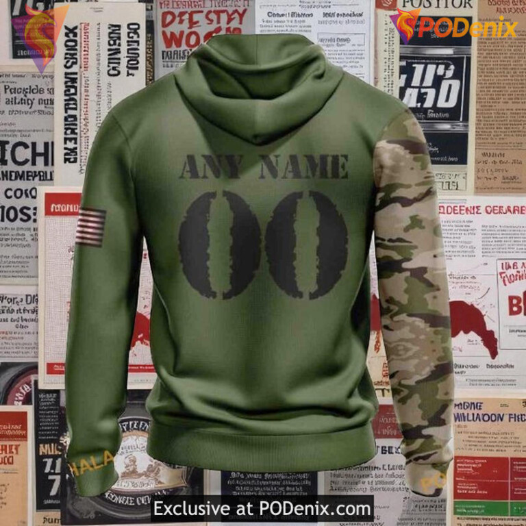Mens Philadelphia Flyers Custom Hoodie 3D, Camo Skull Name and Number Style - 1