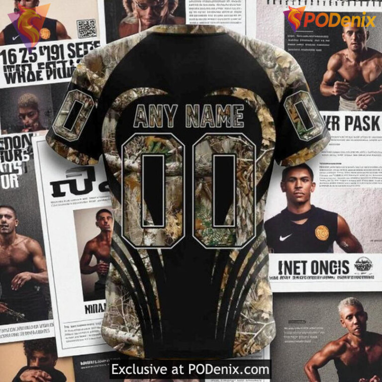 Mens Philadelphia Flyers Custom Hoodie 3D, Hunting Camo Sportswear - 3