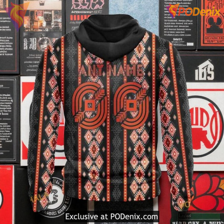 Mens Philadelphia Flyers Custom Hoodie 3D Skull Native Design NHL - 1