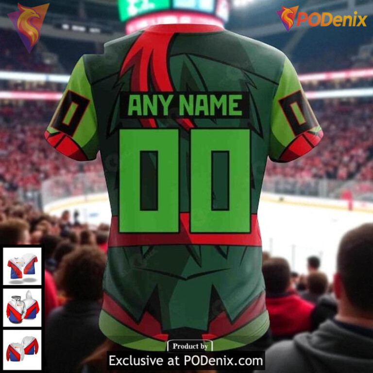 Mens Vancouver Canucks Custom Hoodie 3D, Teenage Mutant Ninja Turtles NHL Design - 3
