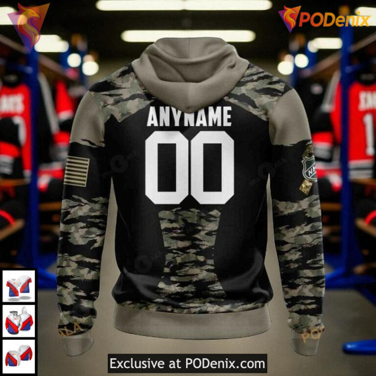 Military Members Concept Custom New York Rangers Sweatshirt Hoodie 3D - 1