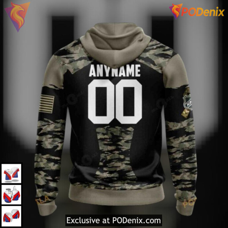 Military Members V5 Kit Tribute NHL Buffalo Sabres Hoodie 3D Custom Edition - 1