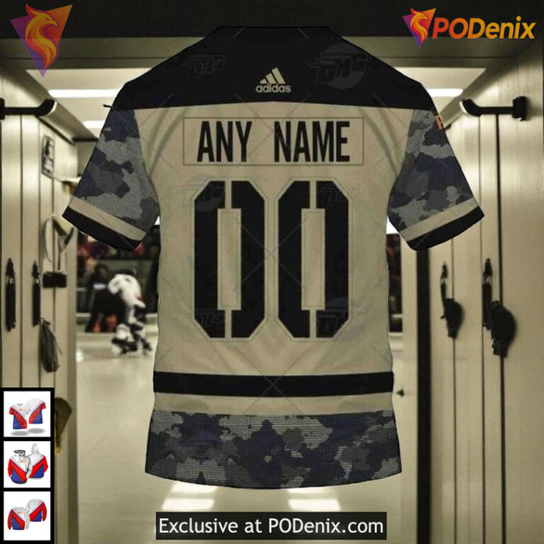 Military Practice Jersey Camo Custom Custom Name Florida Panthers Hoodie 3D
