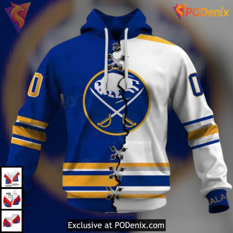 Mix Color Jersey 2025 Edition NHL Buffalo Sabres Holiday Hoodie Custom 3D