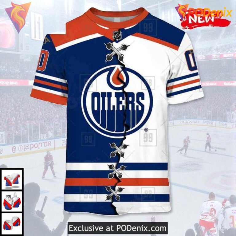 Mix Color Jersey 2025 Special Edition NHL Edmonton Oilers Graphic Hoodie 3D - 1